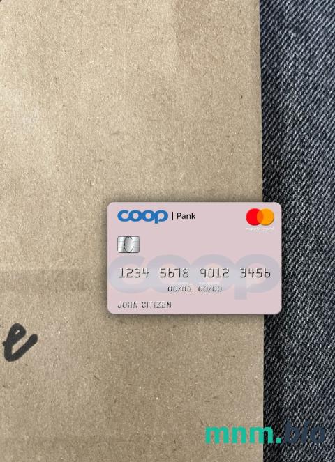 Estonia Coop Pank wygląd zdjęcia mastercard skan PSD + zdjęcie